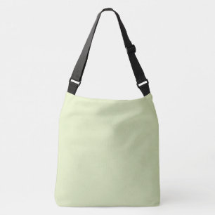Tea Green Solid Blank Colour Crossbody Bag