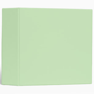 Tea Green Solid Colour Classic Binder