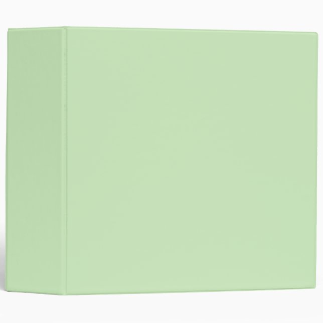 Tea Green Solid Colour | Classic Binder (Front/Spine)