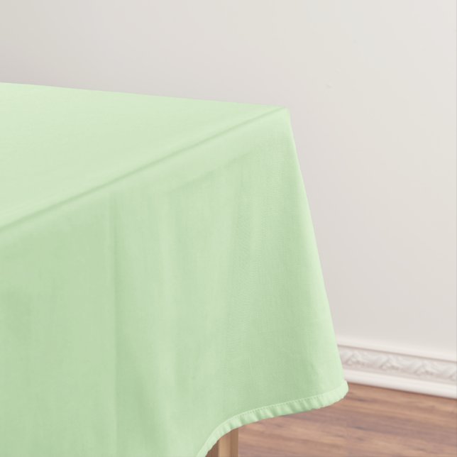 Tea Green Solid Colour | Classic | Elegant  Tablecloth (In Situ)