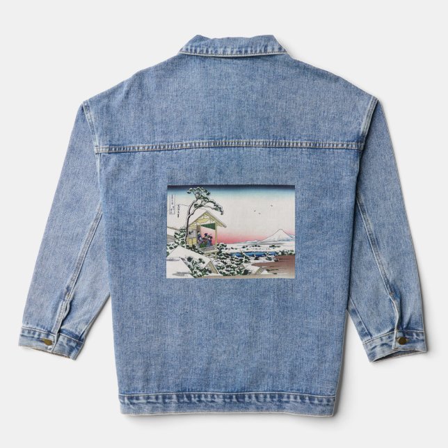 Tea house at Koishikawa Denim Jacket (Back)