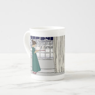 Tea in a Snowstorm Bone China Mug