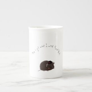“Tea is just what I need”, said Vole. Bone China Mug