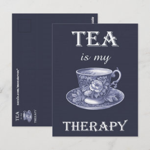 Tea Is My Therapy Postcard