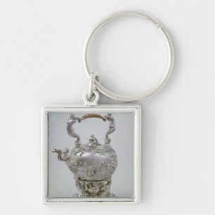 Tea kettle and stand by C.Kandler, London, 1730 Keychain