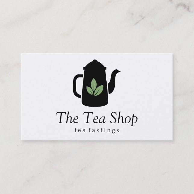 Tea Leaf | Teapot II Business Card (Front)