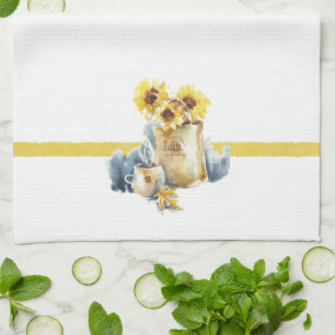 Tea Leaves Kitchen Towel