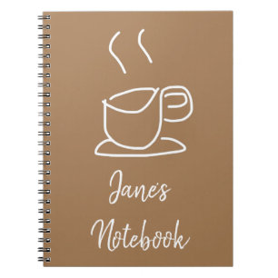 Tea Lovers Coffee Lovers modern simple Notebook