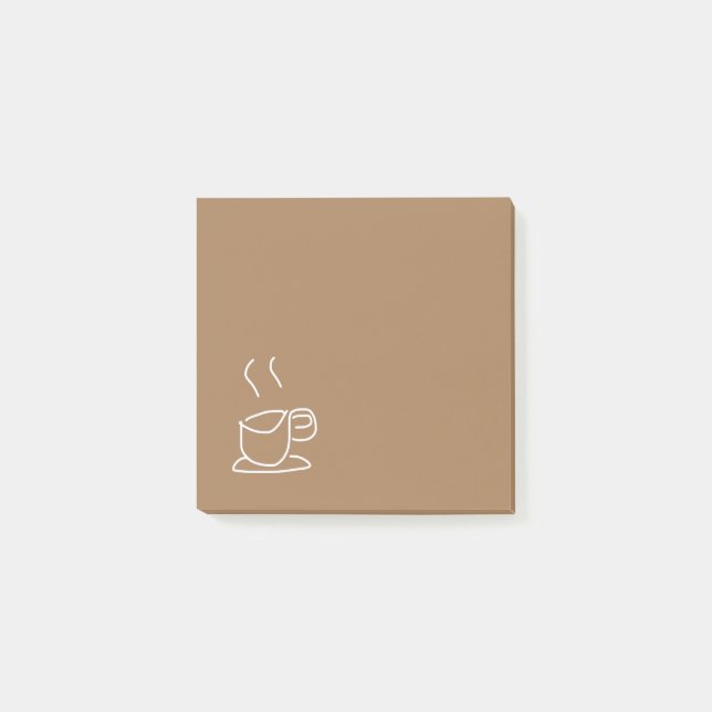 Tea Lovers Coffee Lovers modern simple Post-it Notes (Front)