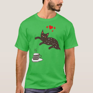 Tea loving cat T-Shirt