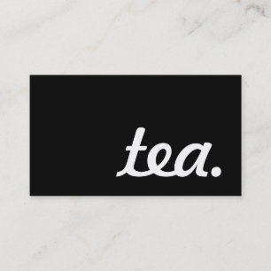 tea. loyalty punch card
