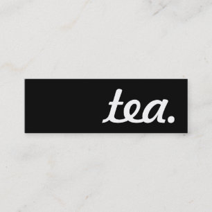 tea. loyalty punch card