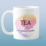 Tea Not Paint Water Artist Humour Coffee Mug<br><div class="desc">For any artist or painter who has rinsed out their brush in their tea or coffee,  or accidentally had a sip of their paint water.  I have been there too!  Art humour to raise a smile.</div>