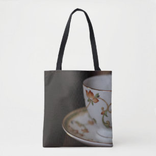 Tea on Chocolate Tote Bag