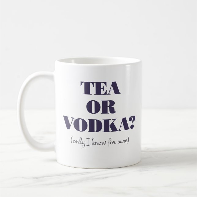 Tea or Vodka? Mug (Left)