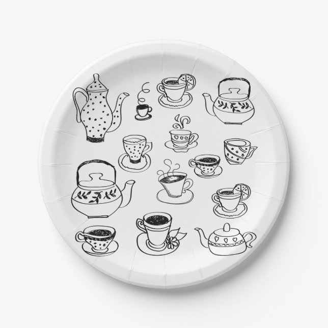 Tea Paper Plate (Front)