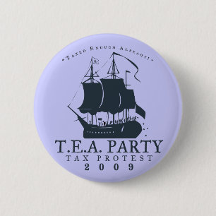 Tea Party 2009 2 Inch Round Button