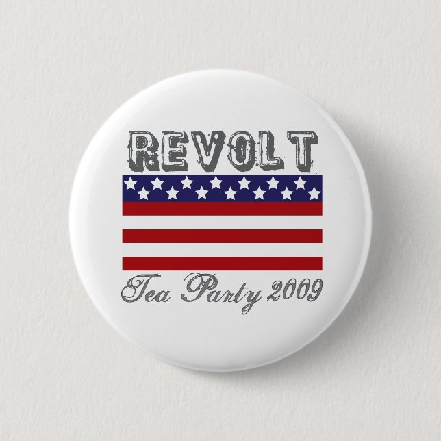 tea party 2009 2 inch round button (Front)