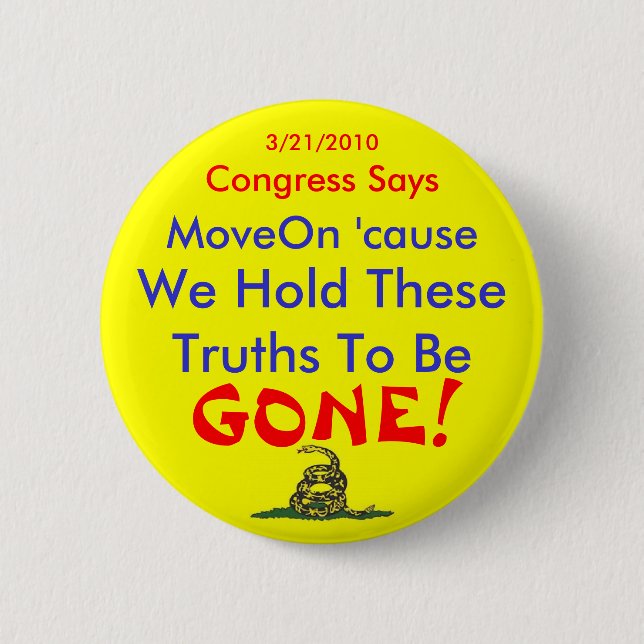 TEA PARTY 2 INCH ROUND BUTTON (Front)