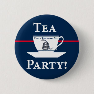 Tea Party! 2 Inch Round Button