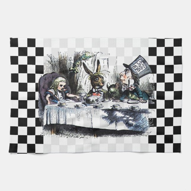 Tea Party 2 Kitchen Towel (Horizontal)