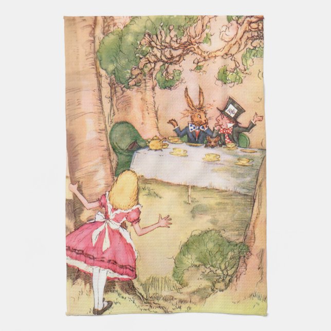 Tea Party 4 Kitchen Towel (Vertical)
