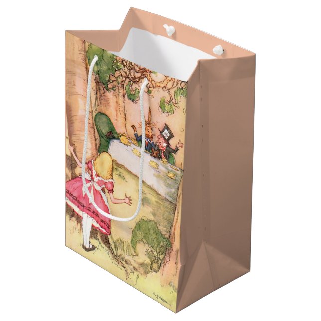 Tea Party 4 Medium Gift Bag (Front Angled)