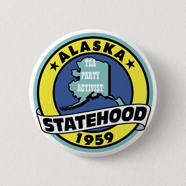 TEA PARTY ACTIVIST 2 INCH ROUND BUTTON (Front)