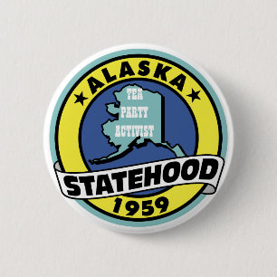 TEA PARTY ACTIVIST 2 INCH ROUND BUTTON