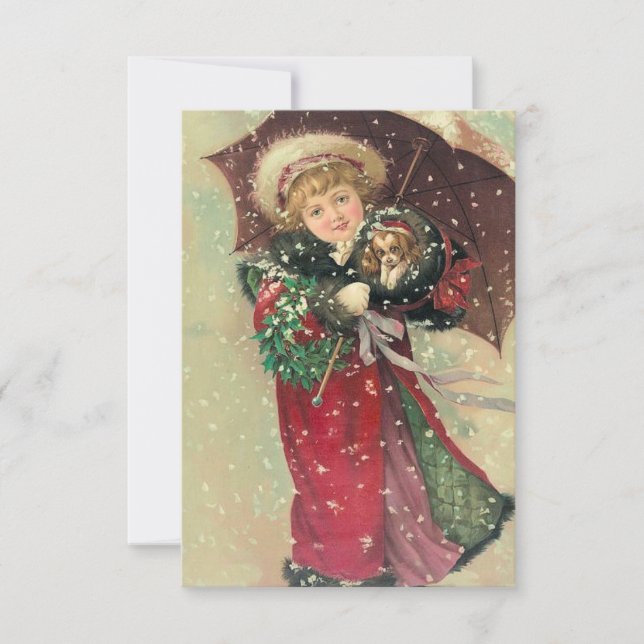 Tea Party at Grandma's House for Christmas Invitation (Front)