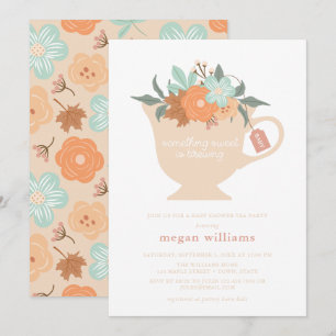 Tea Party Baby Shower Invitation