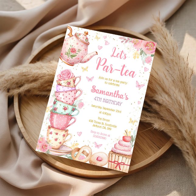 Tea Party Birthday Invitation (Creator Uploaded)
