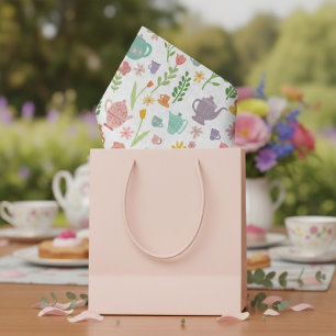 Tea Party Bridal Easter Spring Floral Colorful Tissue Paper
