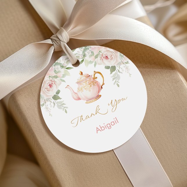 Tea Party Bridal Shower Favour Tags (Tea Party Bridal Shower Favor TagsTea Party Bridal Shower Favor Tags)