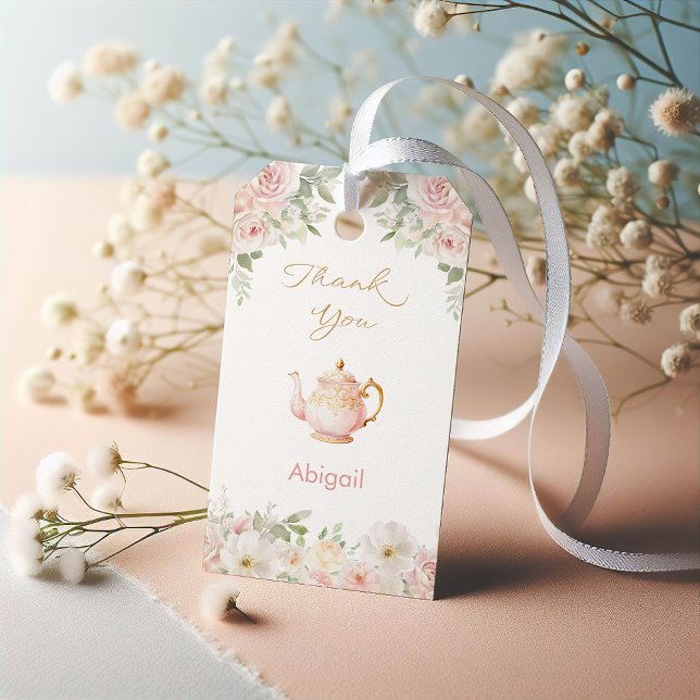 Tea Party Bridal Shower Gift Tags (Tea Party Bridal Shower Gift Tags)