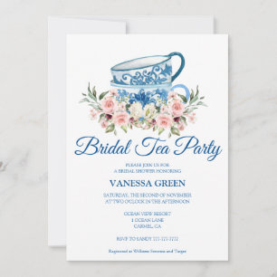 Tea Party Bridal Shower Invitation