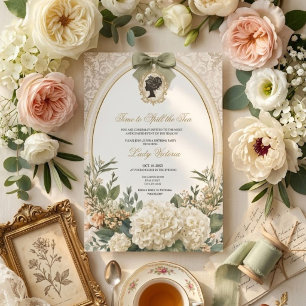 Tea Party Bridal Shower Time to Spill the Tea Invitation
