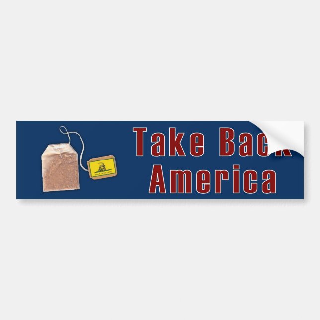 Tea Party Bumper Stick Bumper Sticker (Front)