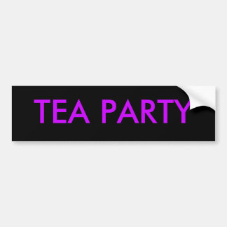 TEA PARTY BUMPER STICKER