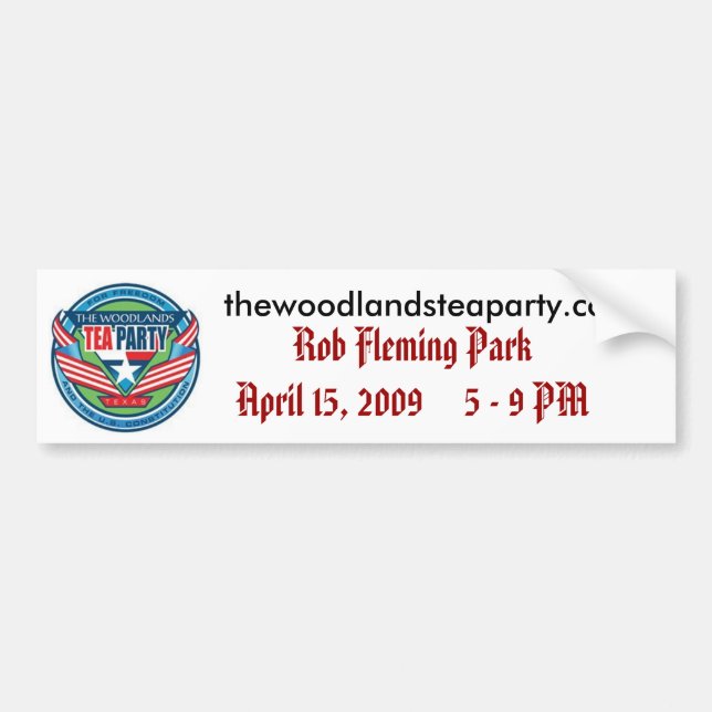 tea party bumper sticker (Front)
