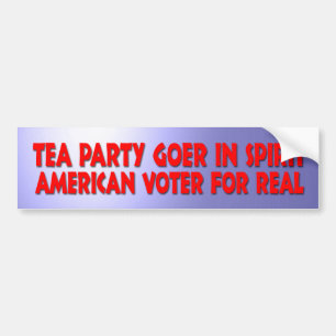 Tea Party Bumper Sticker