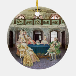 Tea Party Ceramic Ornament