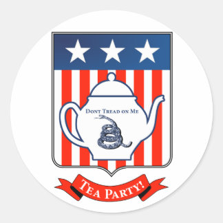 Tea Party! Classic Round Sticker