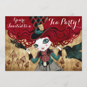 Tea Party Custom Invitations