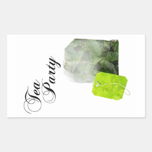 tea party double exposure sticker