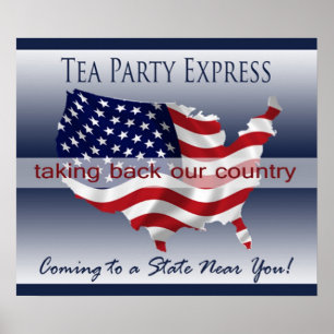 Tea Party Express Poster