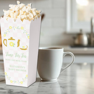 Tea Party Floral Baby Shower Favor Box