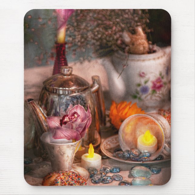 Tea Party - I would love to have some tea Mouse Pad (Front)