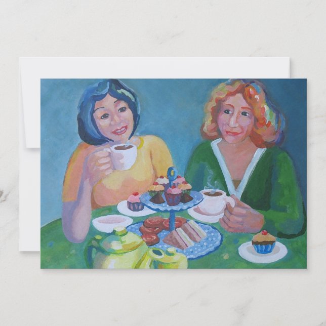 Tea party invitation (Front)