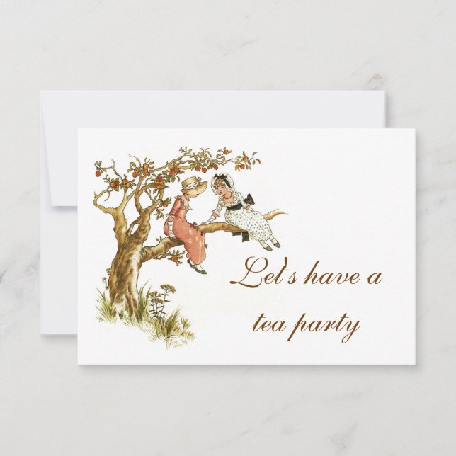 Tea Party Invitation (Front)